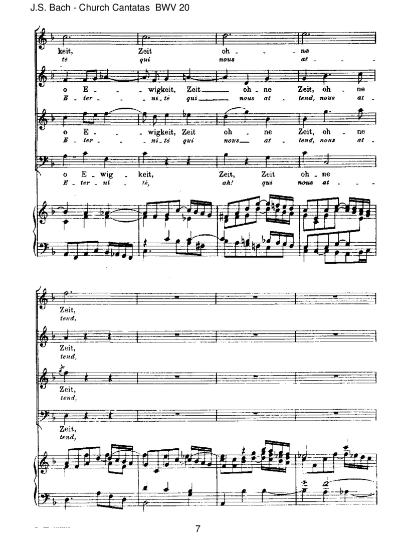 BWV20OEwigkeit,duDonnerwort_一万首著名钢琴曲谱哈农贝多芬合集视频教学电子版高清无水印可打印_1古典钢琴知名音乐家谱_巴赫钢琴谱全集_J.S巴赫作品全集_JohannSebastianBach(1685-1750)巴赫