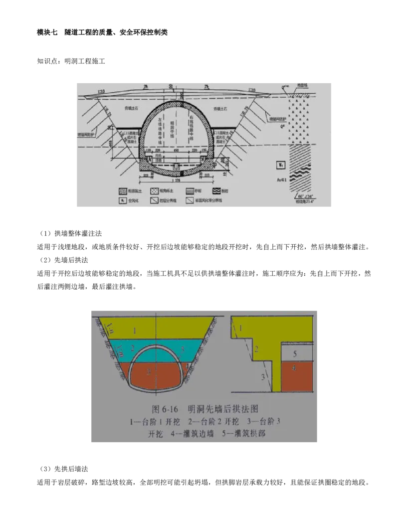 57-模块七-隧道工程的质量、安全环保控制类（二）_监理工程师_2025监理工程师_2025年监理工程师SVIP_2025年监理交通案例SVIP_02-基础精讲✿高端面授✿深度强化_讲义