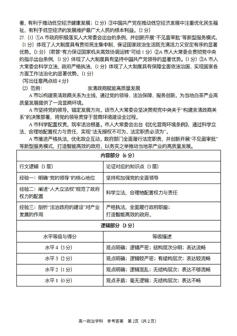 浙江省台金七校联盟2024-2025学年高一下学期期中联考政治试卷（PDF版，含答案）_2024-2025高一（7-7月题库）_2025年6月7.10新增