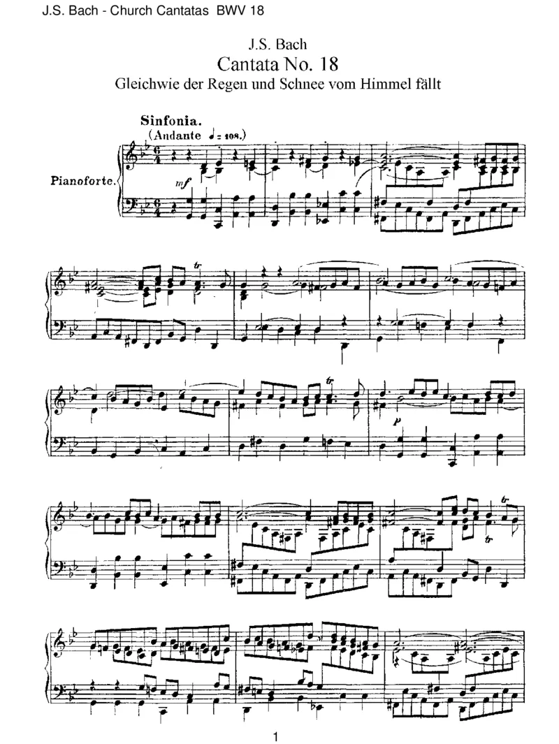 BWV18GleichwiederRegenundSchneevomHimmelf_llt_一万首著名钢琴曲谱哈农贝多芬合集视频教学电子版高清无水印可打印_1古典钢琴知名音乐家谱_巴赫钢琴谱全集_J.S巴赫作品全集