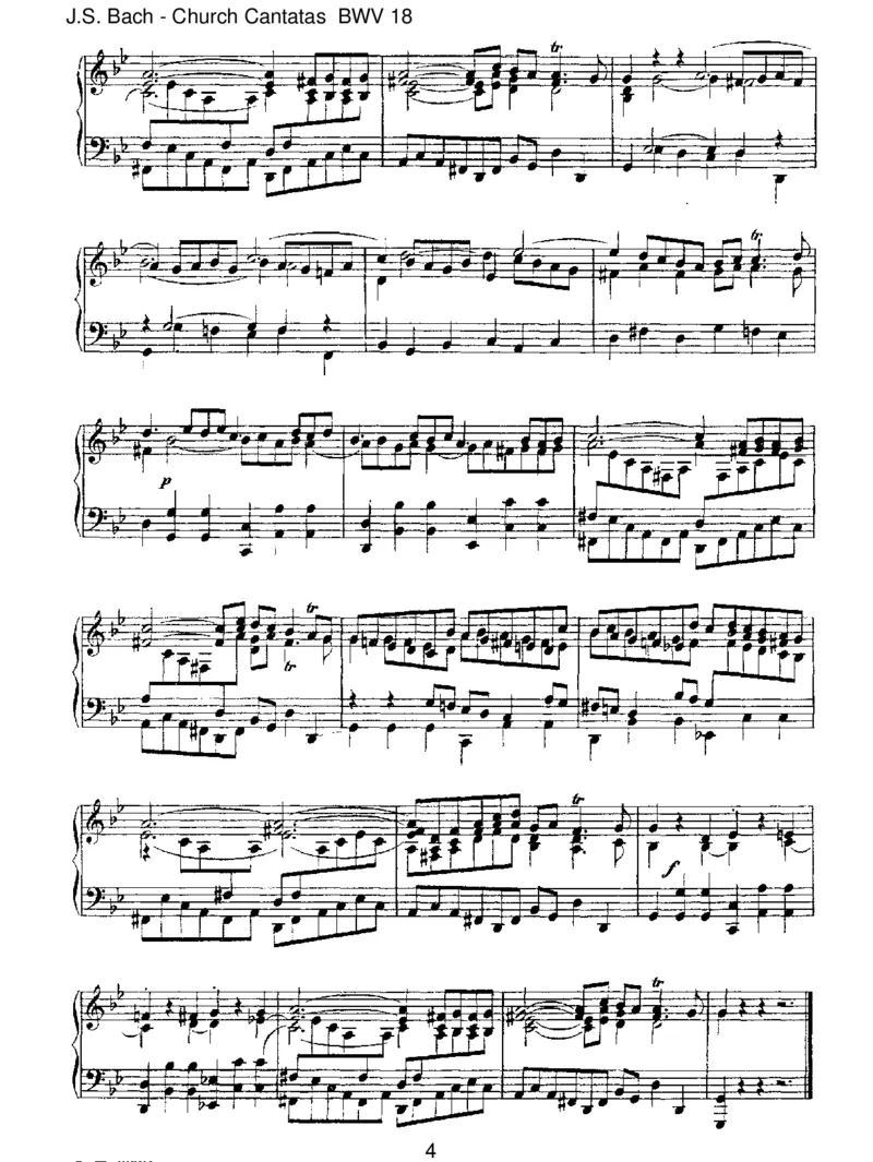 BWV18GleichwiederRegenundSchneevomHimmelf_llt_一万首著名钢琴曲谱哈农贝多芬合集视频教学电子版高清无水印可打印_1古典钢琴知名音乐家谱_巴赫钢琴谱全集_J.S巴赫作品全集