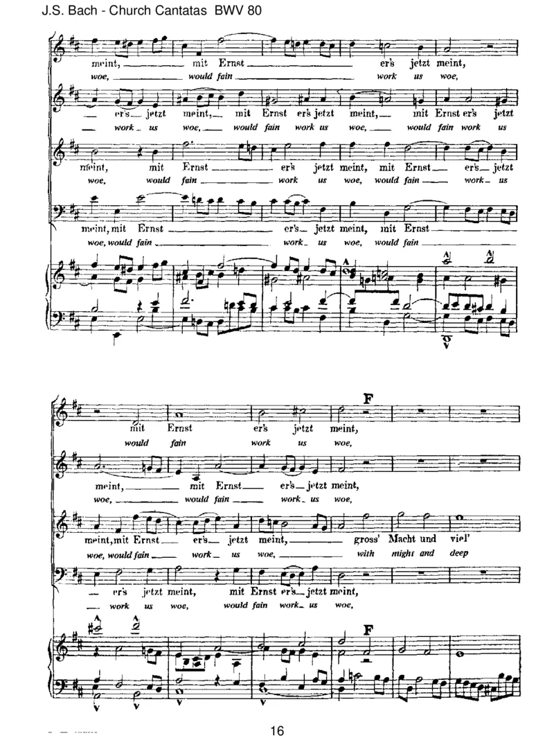 BWV80Ein'festeBurgistunserGott_一万首著名钢琴曲谱哈农贝多芬合集视频教学电子版高清无水印可打印_1古典钢琴知名音乐家谱_巴赫钢琴谱全集_J.S巴赫作品全集_JohannSebastianBach(1685-1750)巴赫