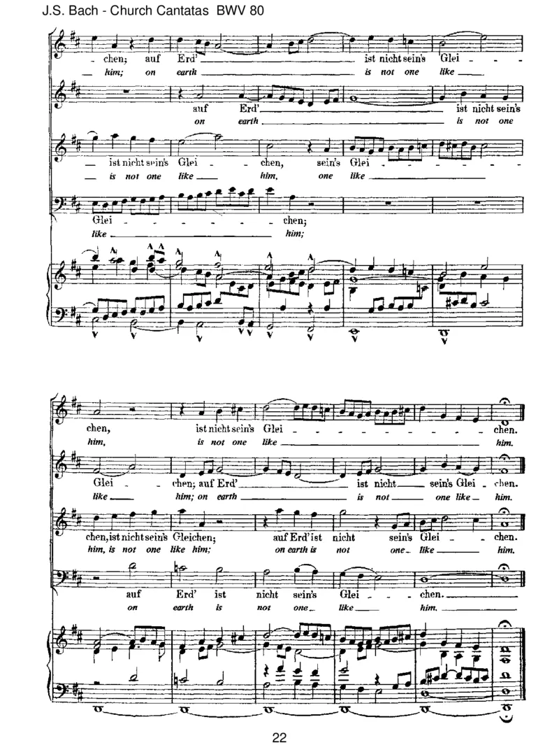 BWV80Ein'festeBurgistunserGott_一万首著名钢琴曲谱哈农贝多芬合集视频教学电子版高清无水印可打印_1古典钢琴知名音乐家谱_巴赫钢琴谱全集_J.S巴赫作品全集_JohannSebastianBach(1685-1750)巴赫