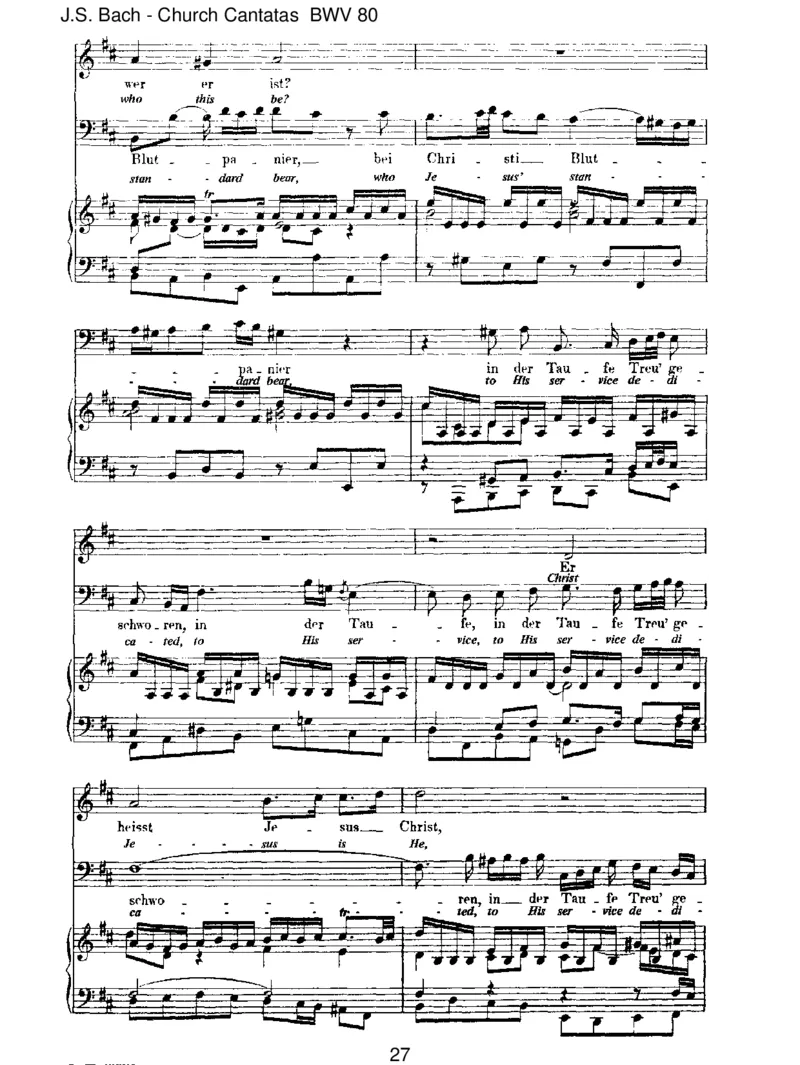 BWV80Ein'festeBurgistunserGott_一万首著名钢琴曲谱哈农贝多芬合集视频教学电子版高清无水印可打印_1古典钢琴知名音乐家谱_巴赫钢琴谱全集_J.S巴赫作品全集_JohannSebastianBach(1685-1750)巴赫