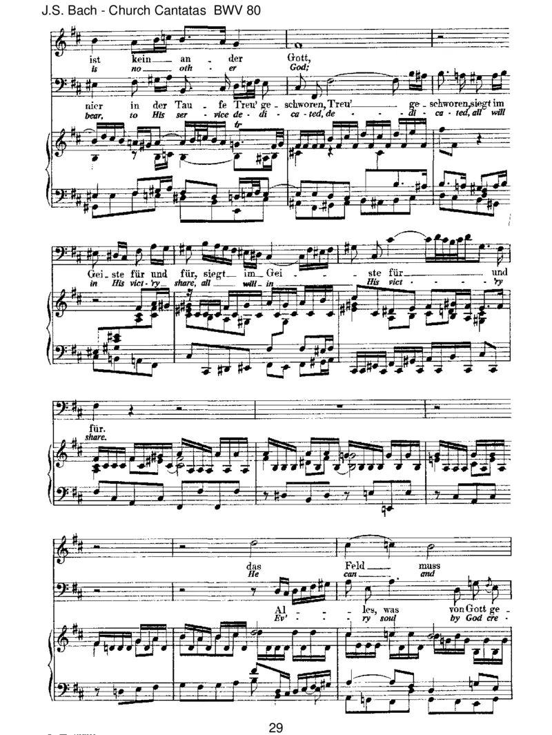 BWV80Ein'festeBurgistunserGott_一万首著名钢琴曲谱哈农贝多芬合集视频教学电子版高清无水印可打印_1古典钢琴知名音乐家谱_巴赫钢琴谱全集_J.S巴赫作品全集_JohannSebastianBach(1685-1750)巴赫