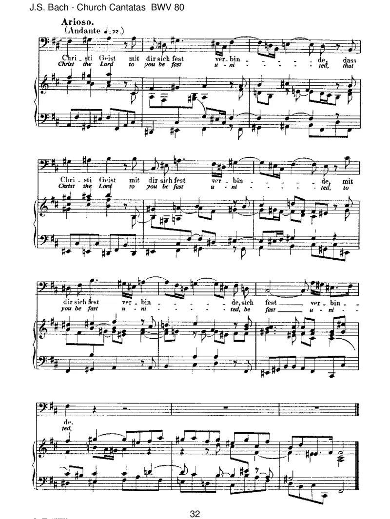 BWV80Ein'festeBurgistunserGott_一万首著名钢琴曲谱哈农贝多芬合集视频教学电子版高清无水印可打印_1古典钢琴知名音乐家谱_巴赫钢琴谱全集_J.S巴赫作品全集_JohannSebastianBach(1685-1750)巴赫