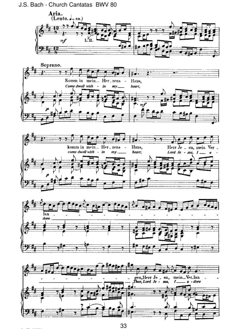 BWV80Ein'festeBurgistunserGott_一万首著名钢琴曲谱哈农贝多芬合集视频教学电子版高清无水印可打印_1古典钢琴知名音乐家谱_巴赫钢琴谱全集_J.S巴赫作品全集_JohannSebastianBach(1685-1750)巴赫