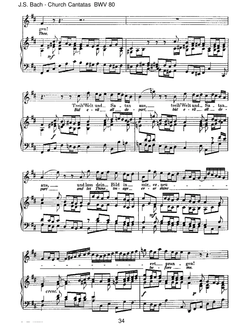 BWV80Ein'festeBurgistunserGott_一万首著名钢琴曲谱哈农贝多芬合集视频教学电子版高清无水印可打印_1古典钢琴知名音乐家谱_巴赫钢琴谱全集_J.S巴赫作品全集_JohannSebastianBach(1685-1750)巴赫