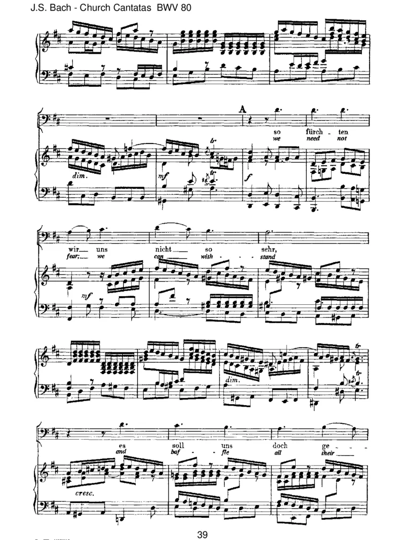 BWV80Ein'festeBurgistunserGott_一万首著名钢琴曲谱哈农贝多芬合集视频教学电子版高清无水印可打印_1古典钢琴知名音乐家谱_巴赫钢琴谱全集_J.S巴赫作品全集_JohannSebastianBach(1685-1750)巴赫