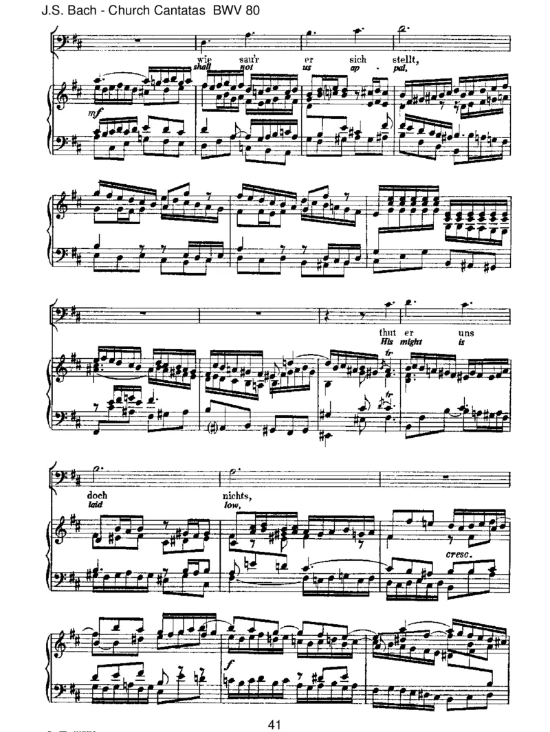 BWV80Ein'festeBurgistunserGott_一万首著名钢琴曲谱哈农贝多芬合集视频教学电子版高清无水印可打印_1古典钢琴知名音乐家谱_巴赫钢琴谱全集_J.S巴赫作品全集_JohannSebastianBach(1685-1750)巴赫