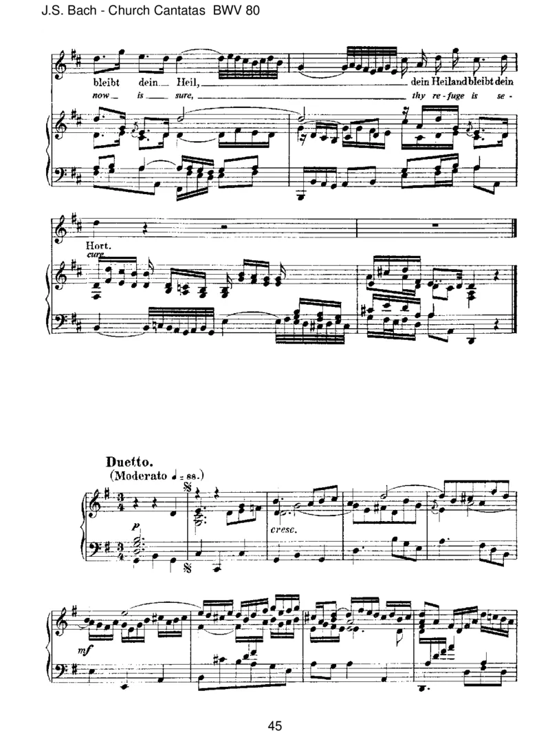 BWV80Ein'festeBurgistunserGott_一万首著名钢琴曲谱哈农贝多芬合集视频教学电子版高清无水印可打印_1古典钢琴知名音乐家谱_巴赫钢琴谱全集_J.S巴赫作品全集_JohannSebastianBach(1685-1750)巴赫