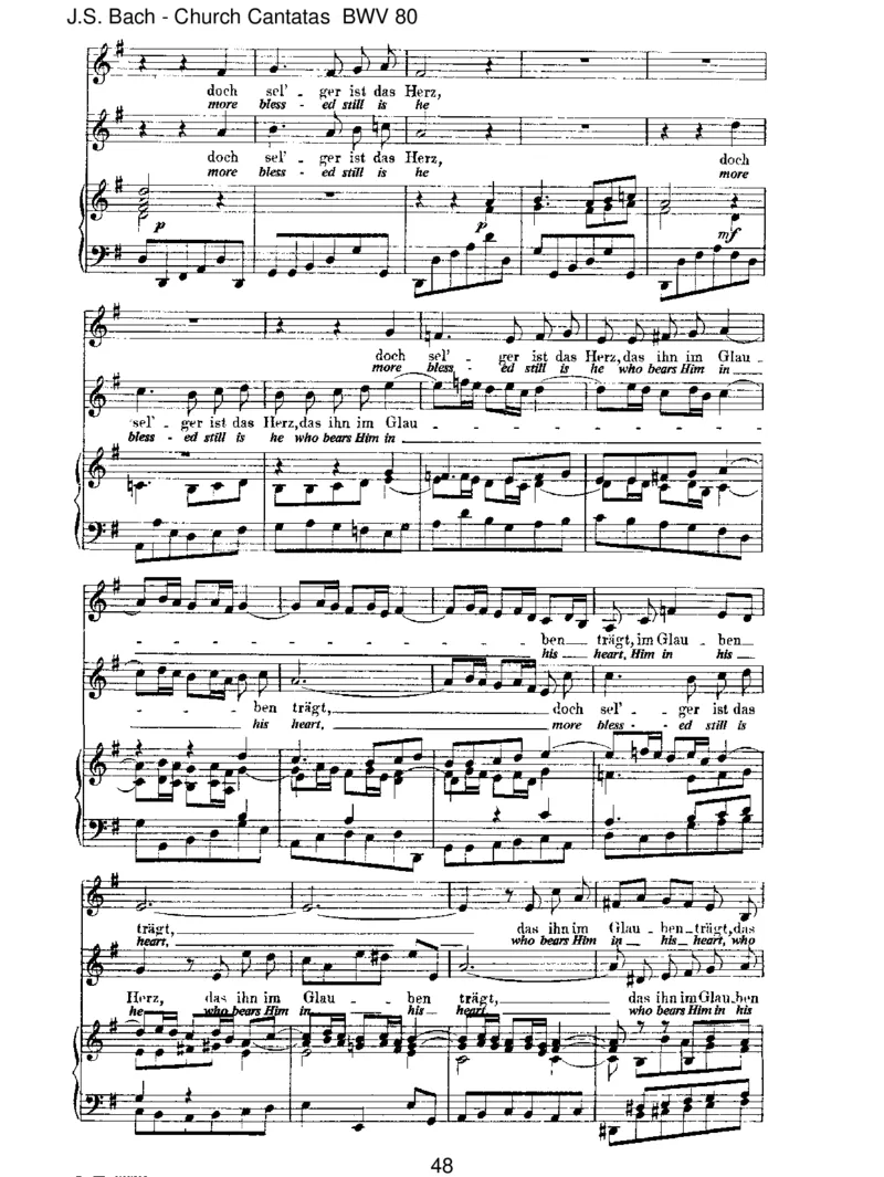 BWV80Ein'festeBurgistunserGott_一万首著名钢琴曲谱哈农贝多芬合集视频教学电子版高清无水印可打印_1古典钢琴知名音乐家谱_巴赫钢琴谱全集_J.S巴赫作品全集_JohannSebastianBach(1685-1750)巴赫