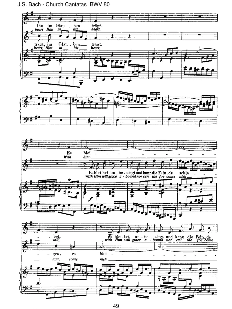 BWV80Ein'festeBurgistunserGott_一万首著名钢琴曲谱哈农贝多芬合集视频教学电子版高清无水印可打印_1古典钢琴知名音乐家谱_巴赫钢琴谱全集_J.S巴赫作品全集_JohannSebastianBach(1685-1750)巴赫