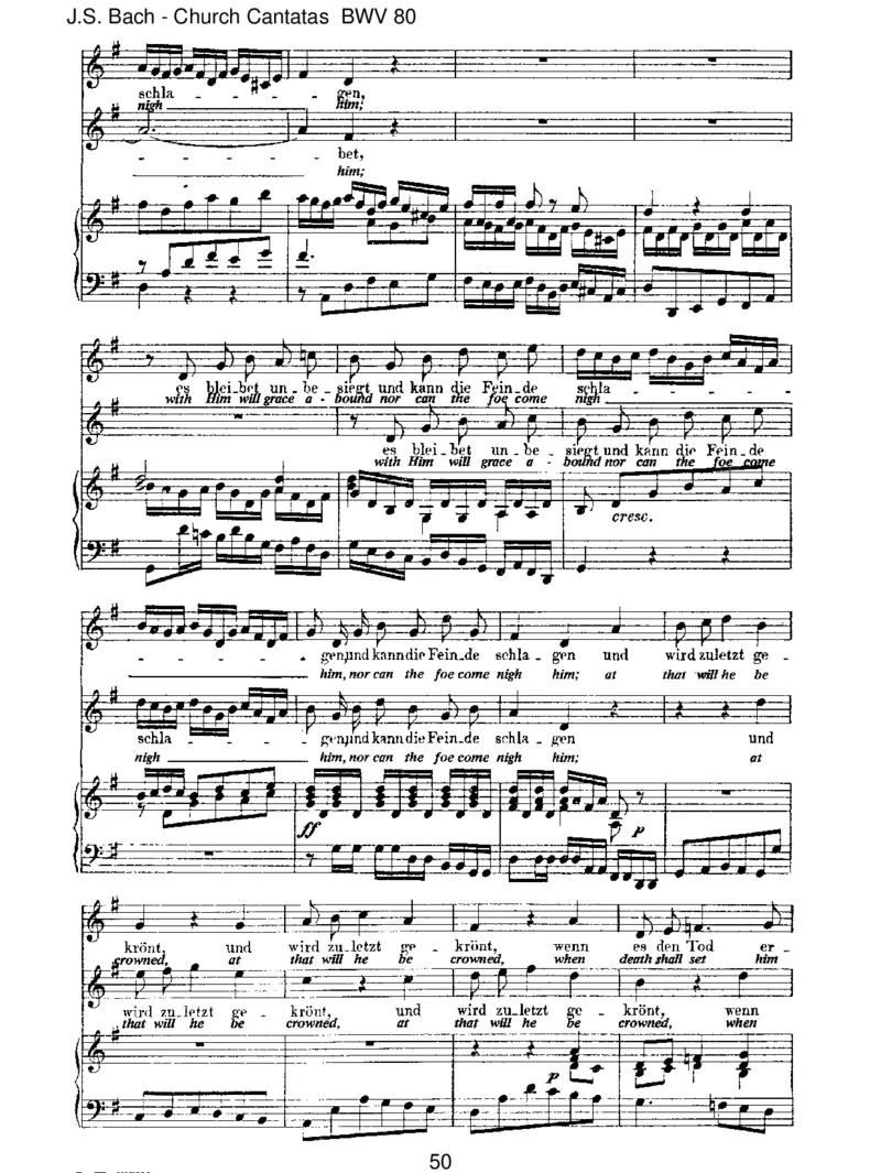 BWV80Ein'festeBurgistunserGott_一万首著名钢琴曲谱哈农贝多芬合集视频教学电子版高清无水印可打印_1古典钢琴知名音乐家谱_巴赫钢琴谱全集_J.S巴赫作品全集_JohannSebastianBach(1685-1750)巴赫