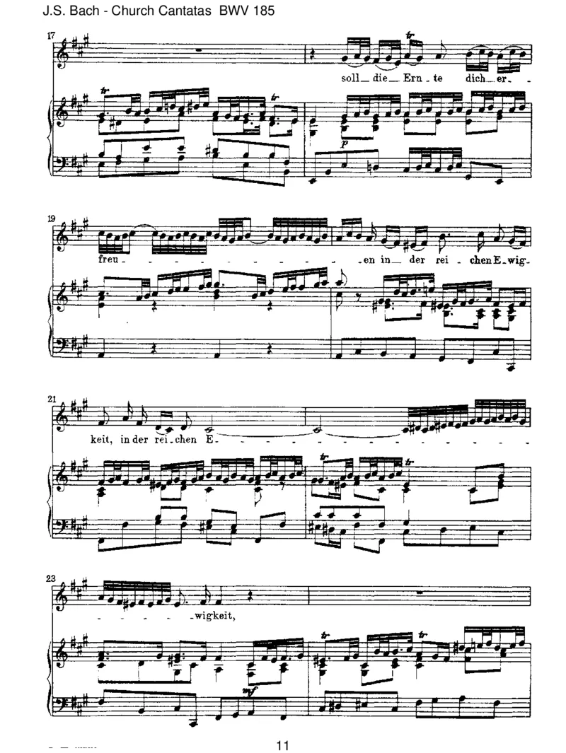 BWV185BarmherzigesHerzederewigenLiebe_一万首著名钢琴曲谱哈农贝多芬合集视频教学电子版高清无水印可打印_1古典钢琴知名音乐家谱_巴赫钢琴谱全集_J.S巴赫作品全集
