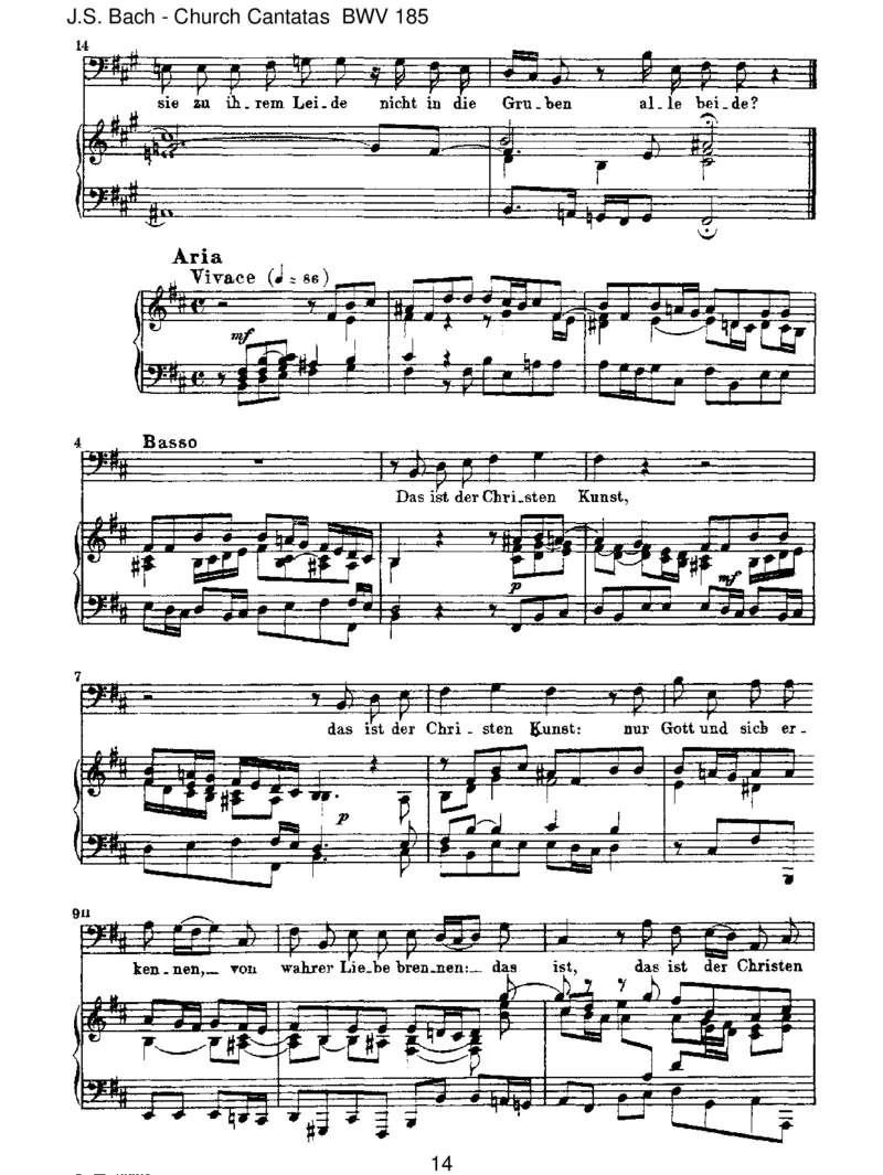 BWV185BarmherzigesHerzederewigenLiebe_一万首著名钢琴曲谱哈农贝多芬合集视频教学电子版高清无水印可打印_1古典钢琴知名音乐家谱_巴赫钢琴谱全集_J.S巴赫作品全集