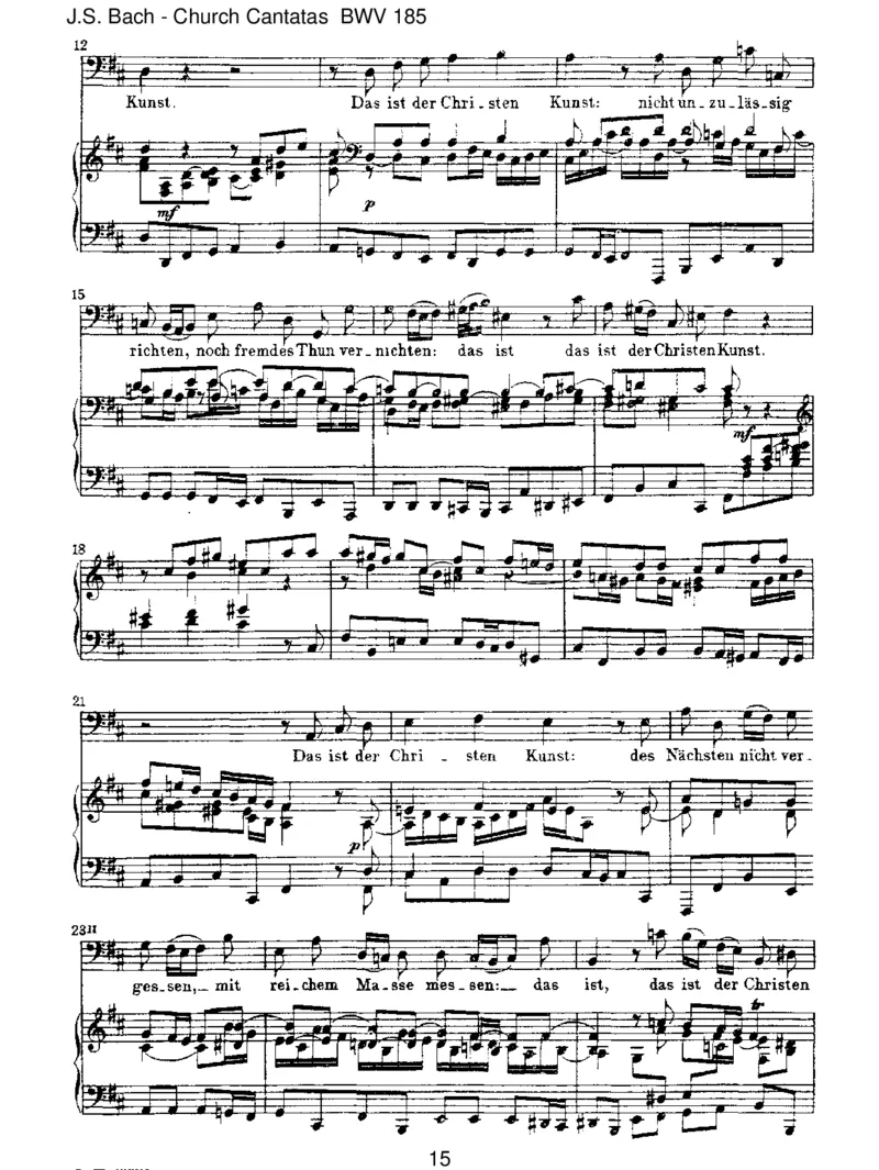 BWV185BarmherzigesHerzederewigenLiebe_一万首著名钢琴曲谱哈农贝多芬合集视频教学电子版高清无水印可打印_1古典钢琴知名音乐家谱_巴赫钢琴谱全集_J.S巴赫作品全集