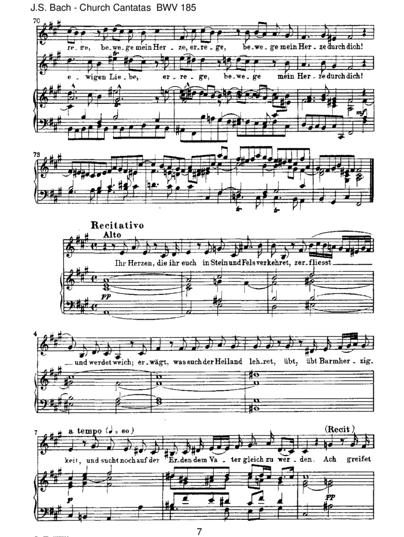 BWV185BarmherzigesHerzederewigenLiebe_一万首著名钢琴曲谱哈农贝多芬合集视频教学电子版高清无水印可打印_1古典钢琴知名音乐家谱_巴赫钢琴谱全集_J.S巴赫作品全集