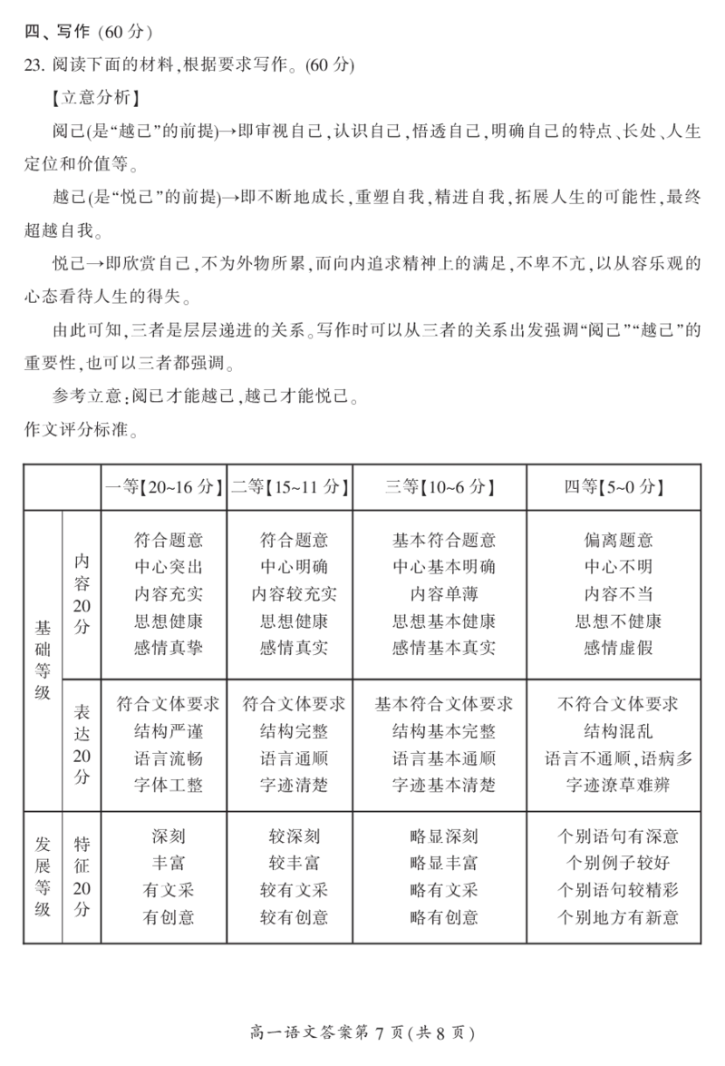 湖南省郴州市2023-2024学年高一下学期期末教学质量监测语文试题_2024-2025高一（7-7月题库）_2024年8月试卷_0820湖南省郴州市2023-2024学年高一下学期期末教学质量监测