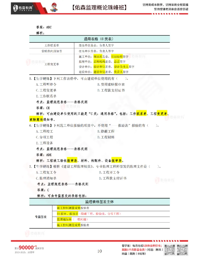 4月17日佑森监理概论珠峰班VIP作业答案_监理工程师_2025监理工程师_2025年监理工程师SVIP_2025年监理概论法规SVIP_02-基础精讲✿高端面授✿深度强化