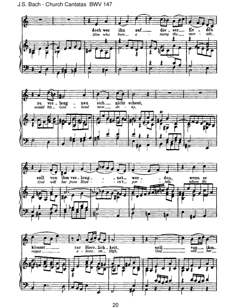 BWV147HerzundMundundTatundLeben_一万首著名钢琴曲谱哈农贝多芬合集视频教学电子版高清无水印可打印_1古典钢琴知名音乐家谱_巴赫钢琴谱全集_J.S巴赫作品全集
