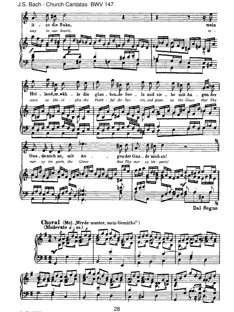 BWV147HerzundMundundTatundLeben_一万首著名钢琴曲谱哈农贝多芬合集视频教学电子版高清无水印可打印_1古典钢琴知名音乐家谱_巴赫钢琴谱全集_J.S巴赫作品全集