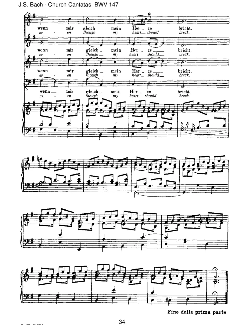BWV147HerzundMundundTatundLeben_一万首著名钢琴曲谱哈农贝多芬合集视频教学电子版高清无水印可打印_1古典钢琴知名音乐家谱_巴赫钢琴谱全集_J.S巴赫作品全集