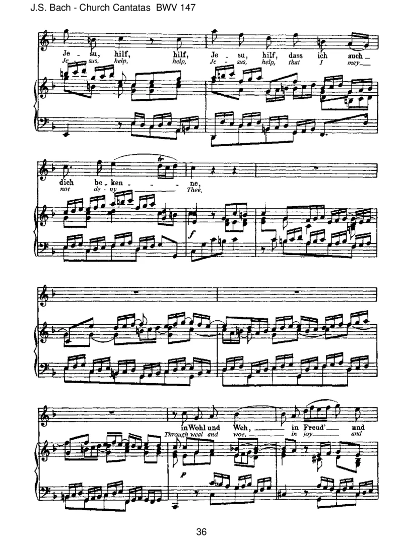 BWV147HerzundMundundTatundLeben_一万首著名钢琴曲谱哈农贝多芬合集视频教学电子版高清无水印可打印_1古典钢琴知名音乐家谱_巴赫钢琴谱全集_J.S巴赫作品全集