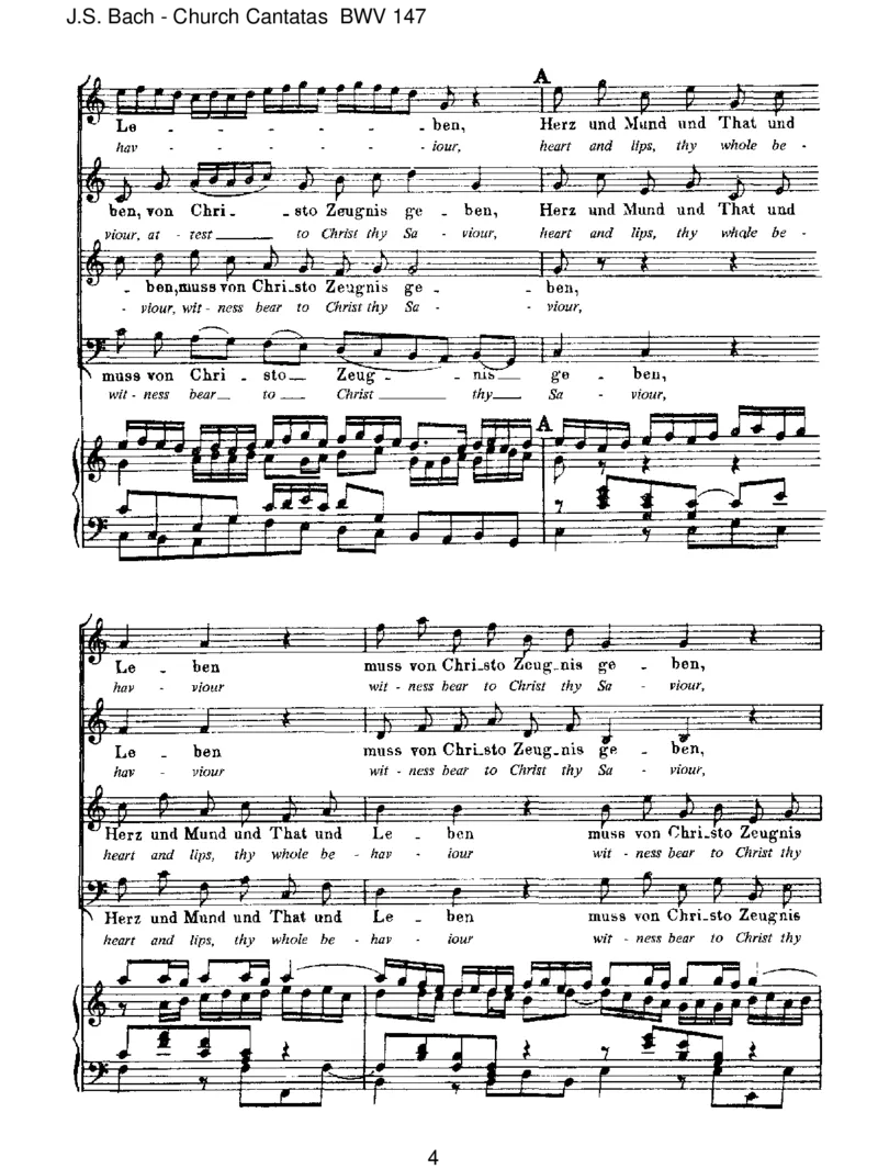 BWV147HerzundMundundTatundLeben_一万首著名钢琴曲谱哈农贝多芬合集视频教学电子版高清无水印可打印_1古典钢琴知名音乐家谱_巴赫钢琴谱全集_J.S巴赫作品全集