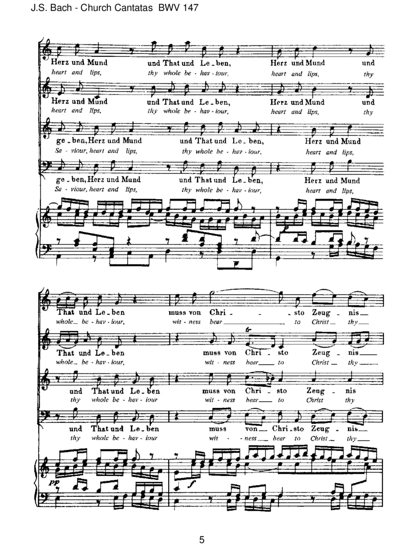 BWV147HerzundMundundTatundLeben_一万首著名钢琴曲谱哈农贝多芬合集视频教学电子版高清无水印可打印_1古典钢琴知名音乐家谱_巴赫钢琴谱全集_J.S巴赫作品全集