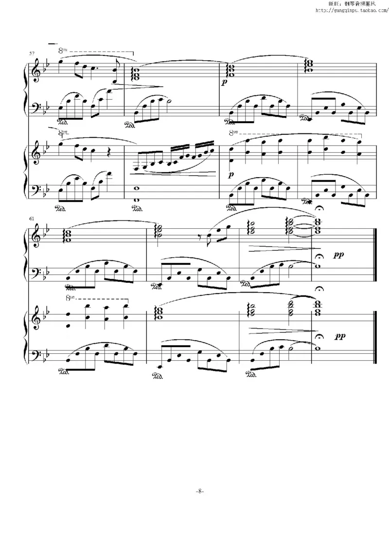 41、班得瑞钢琴谱3（41页，共9首）_一万首著名钢琴曲谱哈农贝多芬合集视频教学电子版高清无水印可打印_3流行音乐谱_流行钢琴谱合集形式_高清PDF无水印