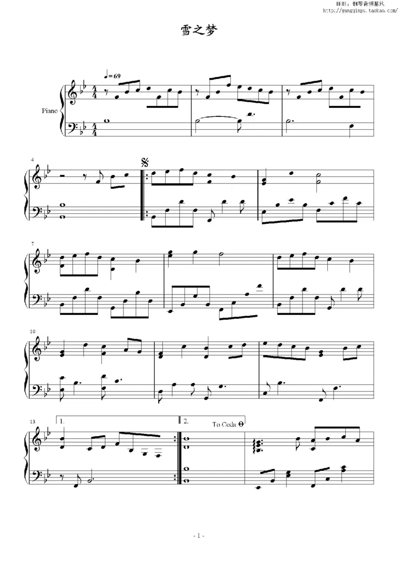 41、班得瑞钢琴谱3（41页，共9首）_一万首著名钢琴曲谱哈农贝多芬合集视频教学电子版高清无水印可打印_3流行音乐谱_流行钢琴谱合集形式_高清PDF无水印