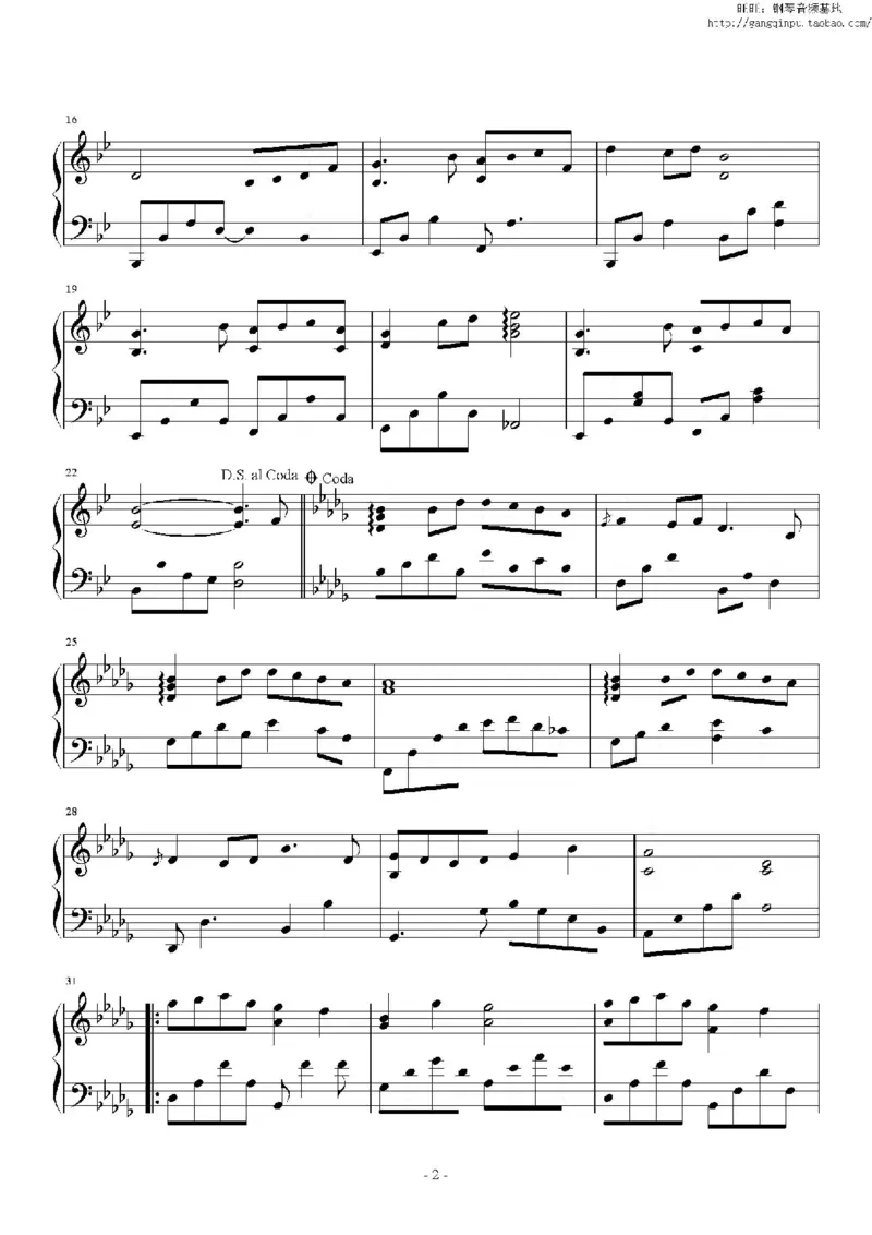 41、班得瑞钢琴谱3（41页，共9首）_一万首著名钢琴曲谱哈农贝多芬合集视频教学电子版高清无水印可打印_3流行音乐谱_流行钢琴谱合集形式_高清PDF无水印