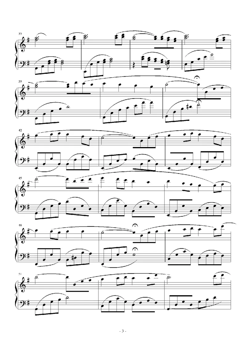 41、班得瑞钢琴谱3（41页，共9首）_一万首著名钢琴曲谱哈农贝多芬合集视频教学电子版高清无水印可打印_3流行音乐谱_流行钢琴谱合集形式_高清PDF无水印