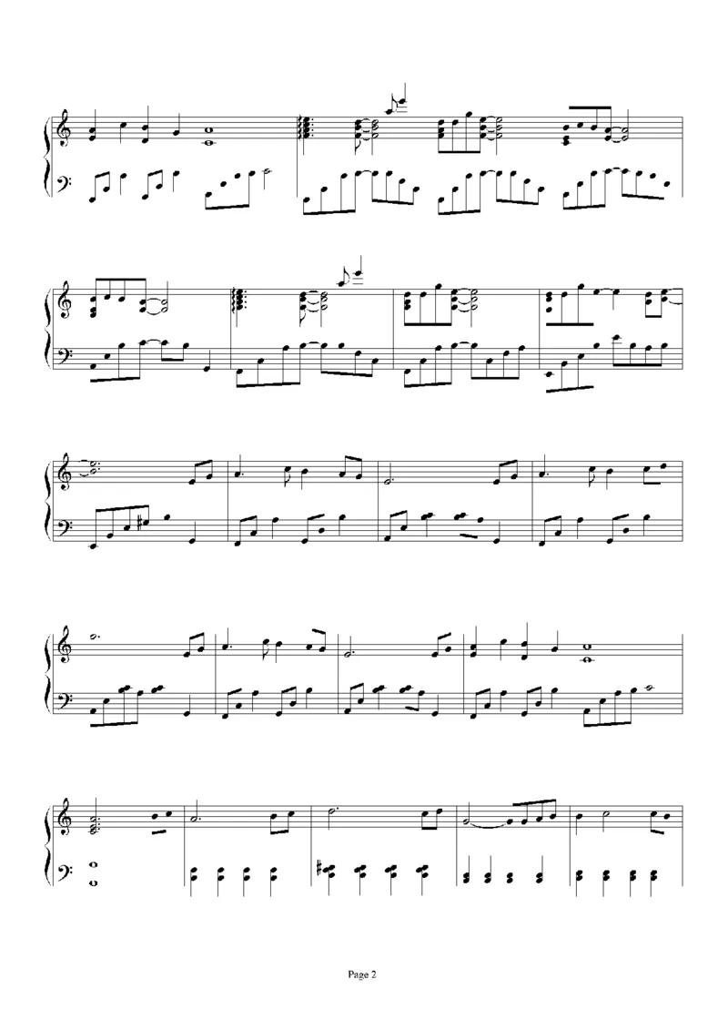 41、班得瑞钢琴谱3（41页，共9首）_一万首著名钢琴曲谱哈农贝多芬合集视频教学电子版高清无水印可打印_3流行音乐谱_流行钢琴谱合集形式_高清PDF无水印