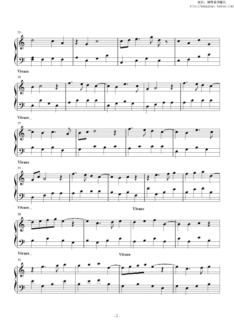 41、班得瑞钢琴谱3（41页，共9首）_一万首著名钢琴曲谱哈农贝多芬合集视频教学电子版高清无水印可打印_3流行音乐谱_流行钢琴谱合集形式_高清PDF无水印