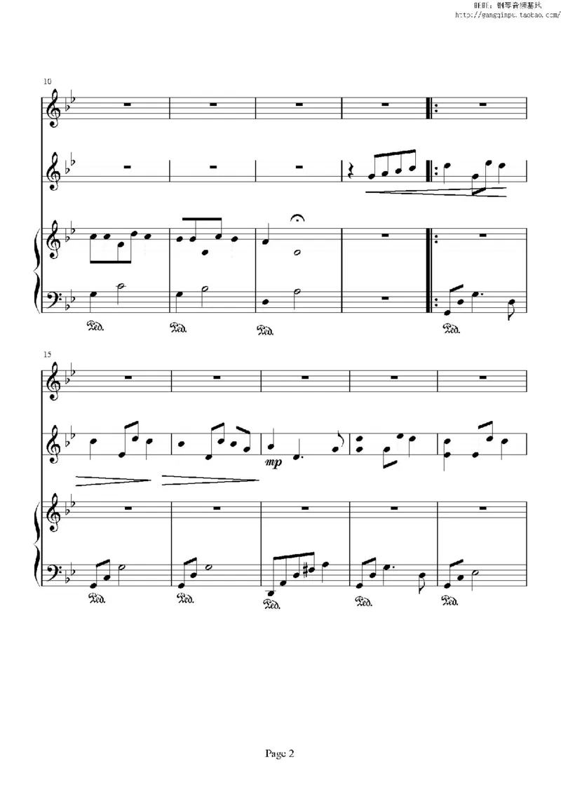 41、班得瑞钢琴谱3（41页，共9首）_一万首著名钢琴曲谱哈农贝多芬合集视频教学电子版高清无水印可打印_3流行音乐谱_流行钢琴谱合集形式_高清PDF无水印