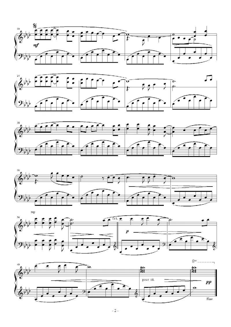 41、班得瑞钢琴谱3（41页，共9首）_一万首著名钢琴曲谱哈农贝多芬合集视频教学电子版高清无水印可打印_3流行音乐谱_流行钢琴谱合集形式_高清PDF无水印