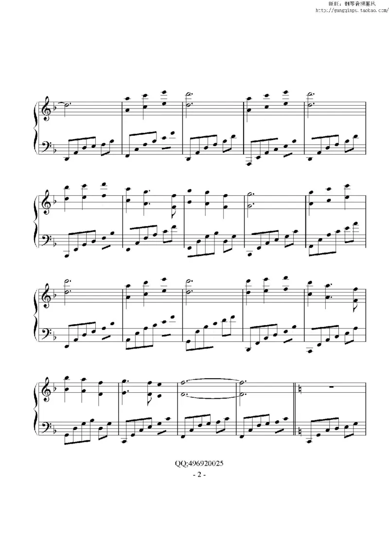 41、班得瑞钢琴谱3（41页，共9首）_一万首著名钢琴曲谱哈农贝多芬合集视频教学电子版高清无水印可打印_3流行音乐谱_流行钢琴谱合集形式_高清PDF无水印