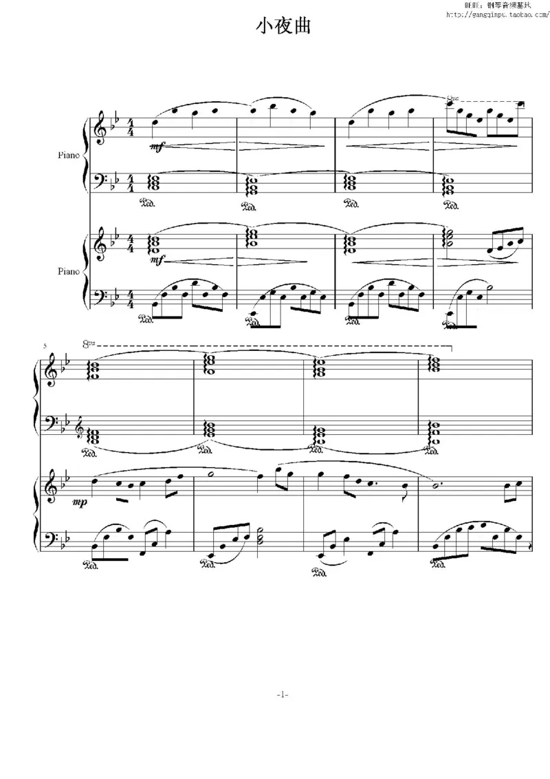 41、班得瑞钢琴谱3（41页，共9首）_一万首著名钢琴曲谱哈农贝多芬合集视频教学电子版高清无水印可打印_3流行音乐谱_流行钢琴谱合集形式_高清PDF无水印