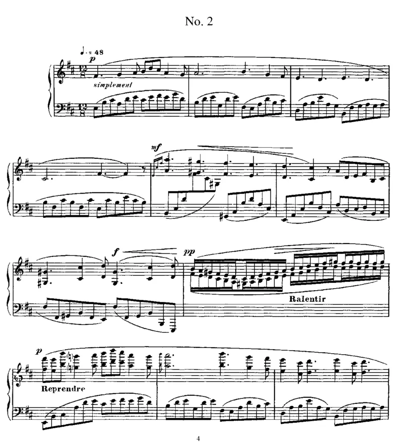 3Nocturnes_一万首著名钢琴曲谱哈农贝多芬合集视频教学电子版高清无水印可打印_1古典钢琴知名音乐家谱_萨蒂钢琴谱全集