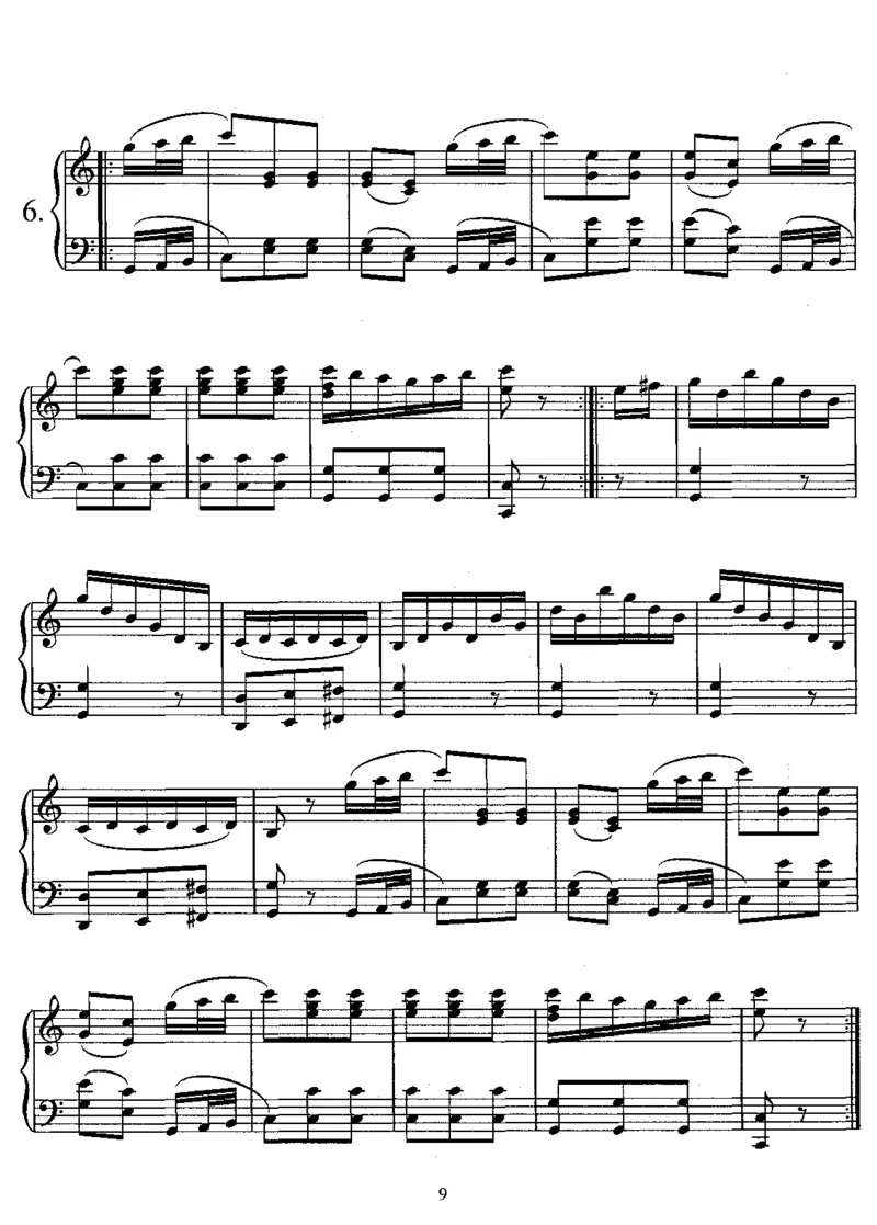 6GermanDances,K509_一万首著名钢琴曲谱哈农贝多芬合集视频教学电子版高清无水印可打印_1古典钢琴知名音乐家谱_莫扎特钢琴谱全集_0312095926_其他