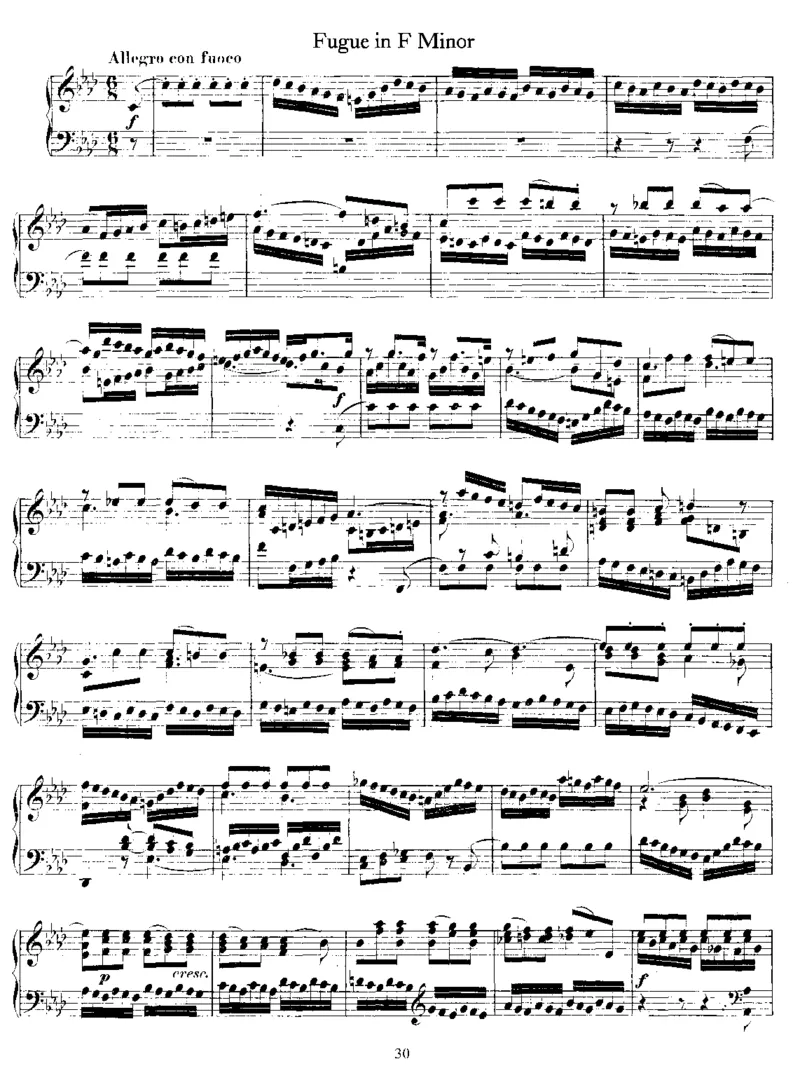 6PreludesandFugues_一万首著名钢琴曲谱哈农贝多芬合集视频教学电子版高清无水印可打印_02现代钢琴谱合集_马克西姆钢琴谱全集_门德尔松钢琴谱全集_其他