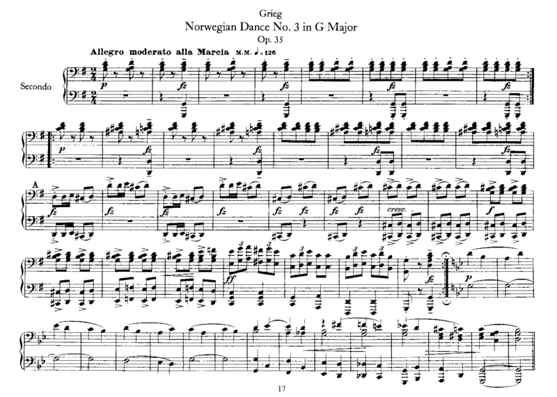 4NorwegianDances,Op35(4Hands)_一万首著名钢琴曲谱哈农贝多芬合集视频教学电子版高清无水印可打印_1古典钢琴知名音乐家谱_格里格钢琴谱全集_四手联弹