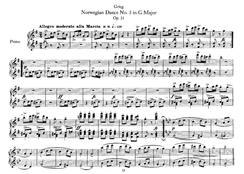 4NorwegianDances,Op35(4Hands)_一万首著名钢琴曲谱哈农贝多芬合集视频教学电子版高清无水印可打印_1古典钢琴知名音乐家谱_格里格钢琴谱全集_四手联弹