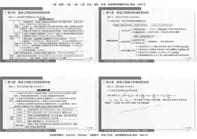 DL-土建三控-考前点睛_监理工程师_2025监理工程师_2025年监理工程师SVIP_2025年监理土建控制SVIP_05-考前密训✿央企特训✿机构普押_25-控制《考前模拟卷+考前点睛》YL