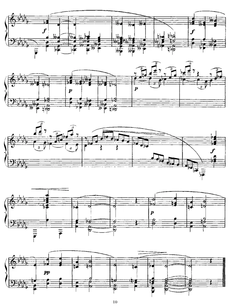 3Sarabandes_一万首著名钢琴曲谱哈农贝多芬合集视频教学电子版高清无水印可打印_1古典钢琴知名音乐家谱_萨蒂钢琴谱全集