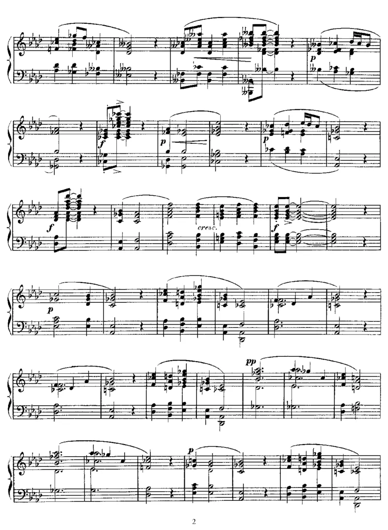 3Sarabandes_一万首著名钢琴曲谱哈农贝多芬合集视频教学电子版高清无水印可打印_1古典钢琴知名音乐家谱_萨蒂钢琴谱全集