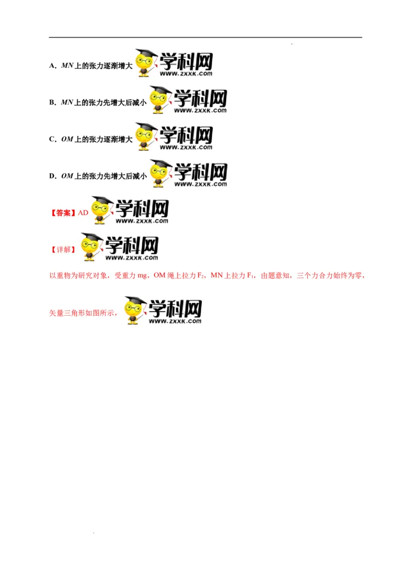 第三单元相互作用&mdash;&mdash;力（选拔卷）-单元测试学生版高一物理尖子生选拔卷（人教版2019必修第一册）（解析版）_E015高中全科试卷_物理试题_必修1_1.单元测试