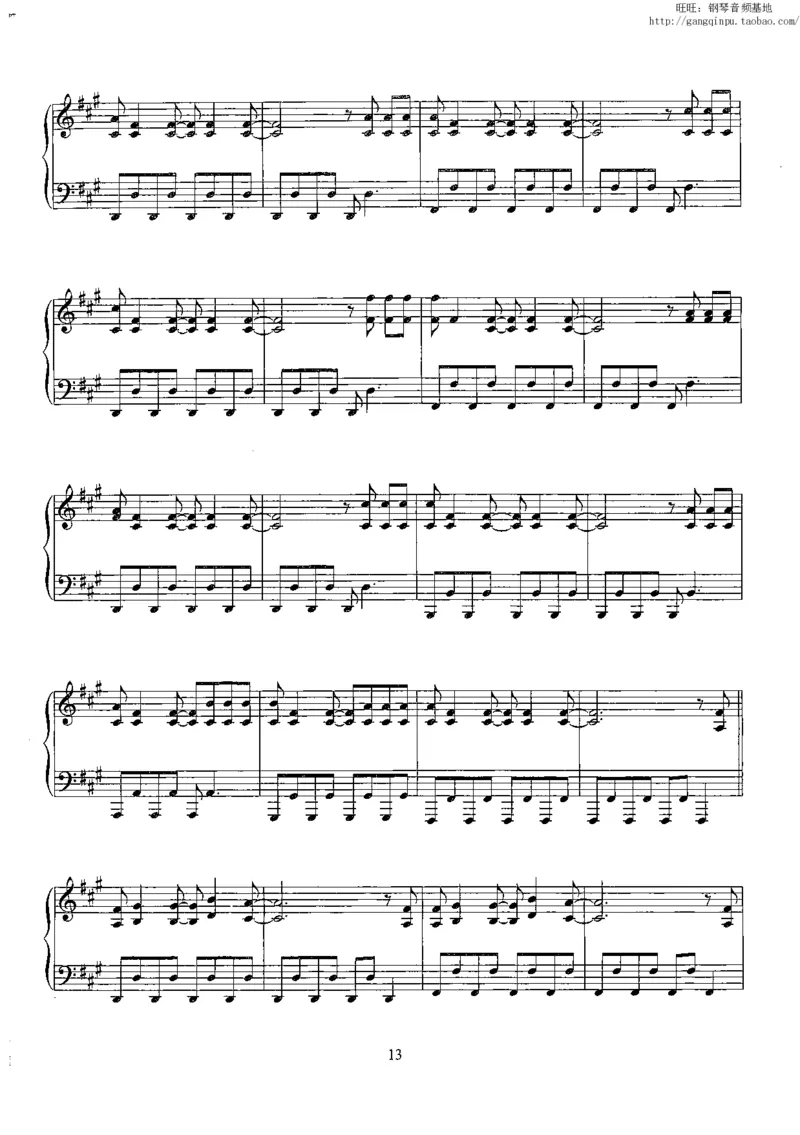 34、意大利钢琴家LudovicoEinaudi《夜之书》（90页，共13首）_一万首著名钢琴曲谱哈农贝多芬合集视频教学电子版高清无水印可打印_3流行音乐谱_流行钢琴谱合集形式_高清PDF无水印